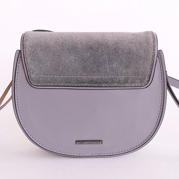 Rebecca Minkoff Mini Suki Lavender & Grey Crossbody Bag - Picture 5 of 15